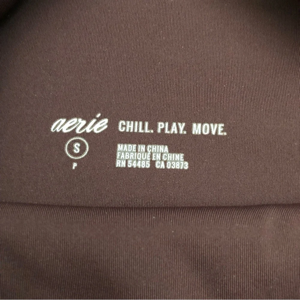 Aerie Offline Goals High Waisted Legging in Maplewood Red